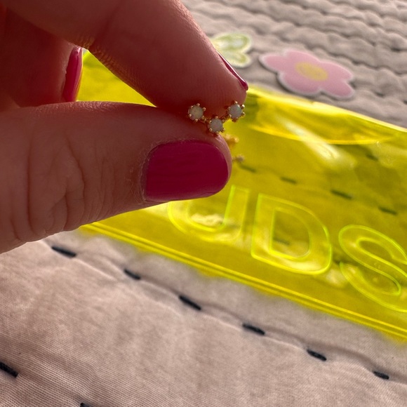 Opal Cluster Studs - Picture 2 of 4